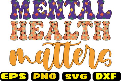 Mental Health Matters Graphic By Fallensvgworld · Creative Fabrica