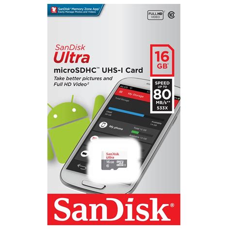 Sandisk 64gb Micro Sd Ultra Uhs I 80mb S Review Rated A1 For Faster