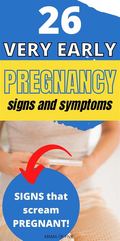 Pregnancy Early Symptoms Artofit