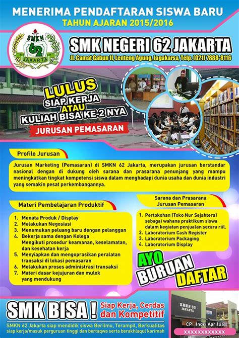 Contoh Desain Brosur Sekolah Sekolahan