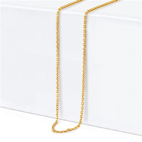 Ct Gold Link Chain In Uk Inches Purejewels Uk