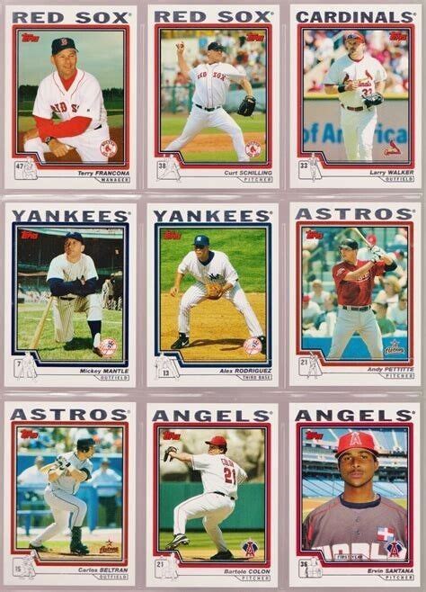 2004 Topps Baseball Cards Complete Your Set U Pick 275 533 Nm Free