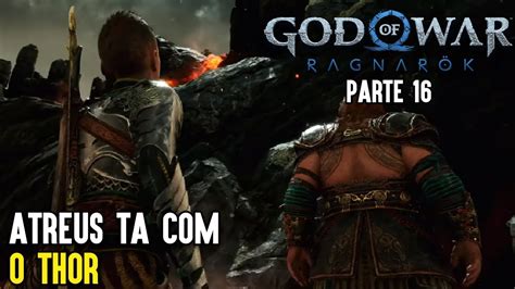 ATREUS E THOR JUNTOS God of War Ragnarök Gameplay sem Comentários