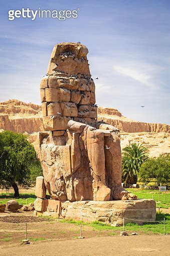 The Colossi of Memnon near Luxor Egypt 이미지 923879698 게티이미지뱅크