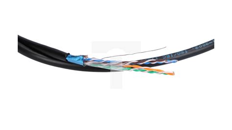 Kabel sieciowy skrętka 305M Extralink CAT5E FTP F UTP V2 Zewnętrzny