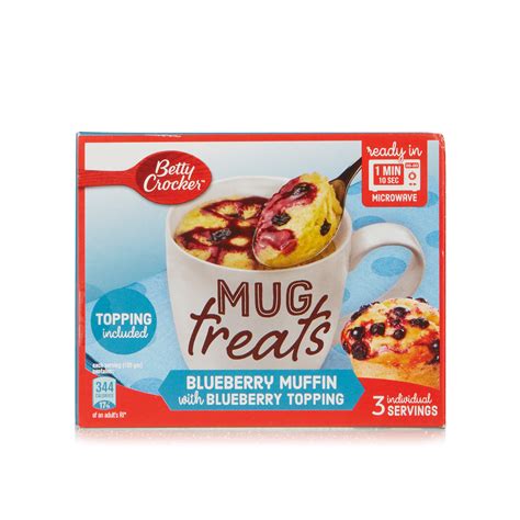 Betty Crocker Mug Treats Blueberry Muffin X3 270g Spinneys UAE