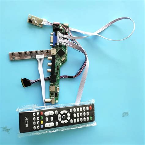 Kit De Placa Controladora Para Televisor Panel De Pantalla VGA Remoto