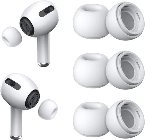 Amazon Paires Embouts Pour Airpods Pro Et Airpods Pro Avec Trou