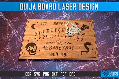 Ouija Board Laser Cut Svg Design Cnc Graphic By Flydesignsvg