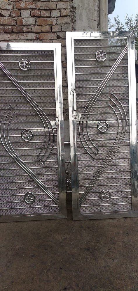 Polished Stainless Steel Jali Door For Home In Delhi Bharat Steel