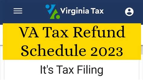 VA Tax Refund Schedule, Time, Contact No, tax.virgina.gov - urbanaffairskerala.org