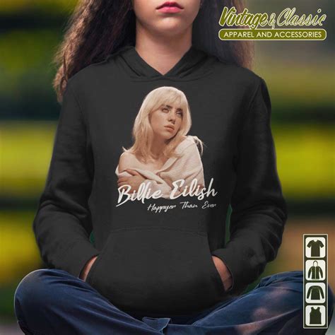 Billie Eilish Happier Than Ever T Shirt Vintagenclassic Tee