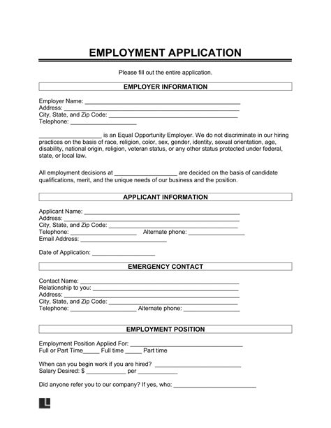 Free Printable Job Application Form Pdf Free Printable Photos Hot Sex