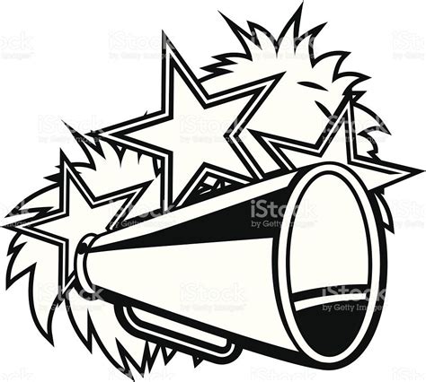 Cheerleader Megaphone Printables