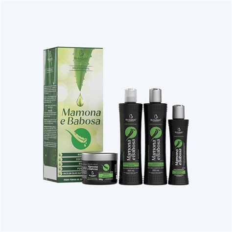 Kit Capilar Profissional Mamona E Babosa Bio Instinto Shopee Brasil