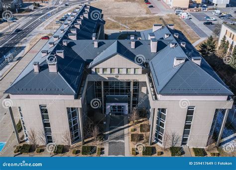 Court In Stalowa Wola In Poland Editorial Stock Image Image Of Angle