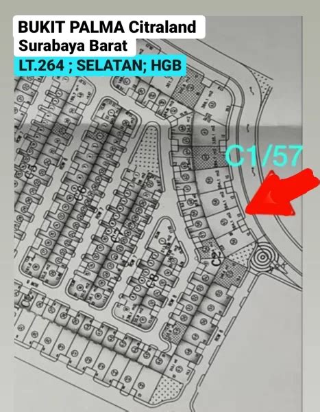 Dijual Rumah Bukit Palma Citraland Blok C Surabaya Lokasi Bagus Hgb