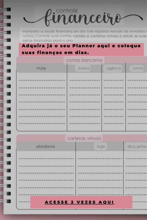 Organize Sua Vida Financeira E Tenha Controle De Todos Os Seus Gastos