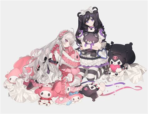 Kuromi And My Melody Human Wallpapers Wallpaper Cave