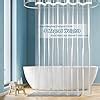 Amazon EurCross 96 Inch Extra Wide Clear Shower Curtain Liner