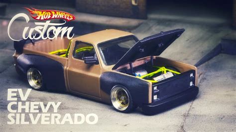 Electric Powered Chevy Silverado Hot Wheels Custom Youtube