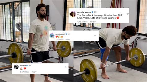 Rishabh Pant S Intense Weight Training Video At NCA Leaves Fans In Awe