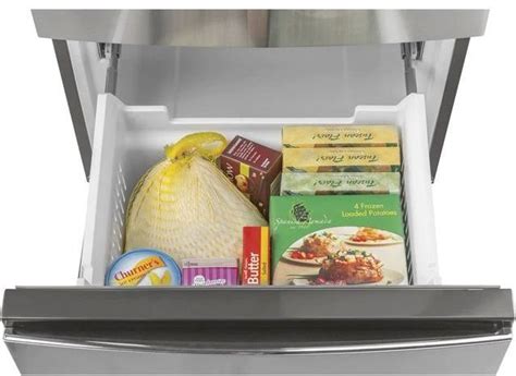 Ge® 119 Cu Ft Stainless Steel Counter Depth Bottom Freezer