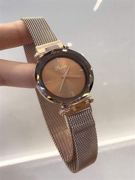 Magnetic Strap Quartz Wristwatch Diamond Watches Women Women Wrist