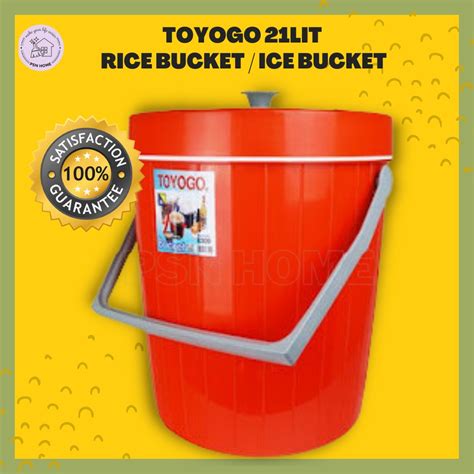 TOYOGO Hot Cold Thermal Food Container Bekas Ais Nasi Rice Bucket Bekas Nasi Ice Bucket