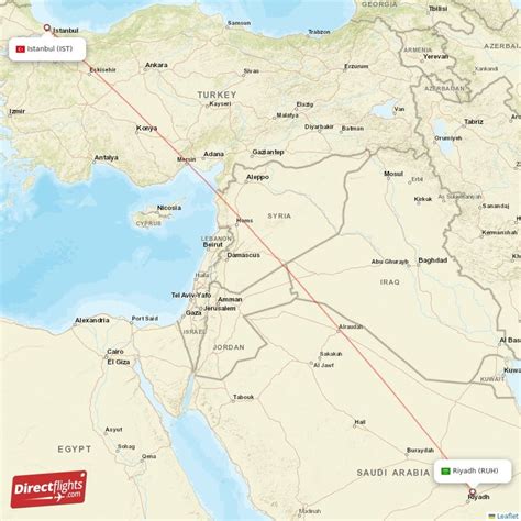 Direct Flights From Riyadh To Istanbul Ruh To Ist Non Stop