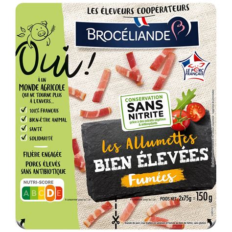 Broceliande Allumettes De Lardon Fum S X G Pas Cher Auchan Fr