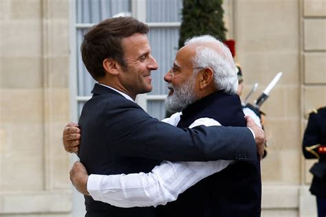 India With France Modi Macron Discuss Civil Nuclear Energy Defence