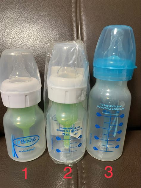 Dr Brown Anti Colic Narrow Neck 60ml 120ml Bottles With Preemie And