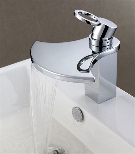 Sumerain S1262CW Waterfall Bathroom Sink Faucet - Modern - Bathroom ...