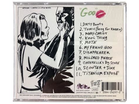 Sonic Youth Goo Cd Alternative Rock Raymond Pettibon Artwork Rare