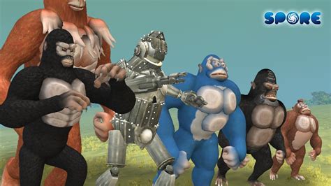 Kong Size Comparison Kong Face Off S Spore Youtube