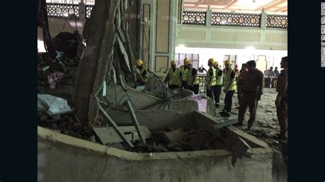 Crane Collapse Kills At Mosque In Mecca Before Hajj Cnn