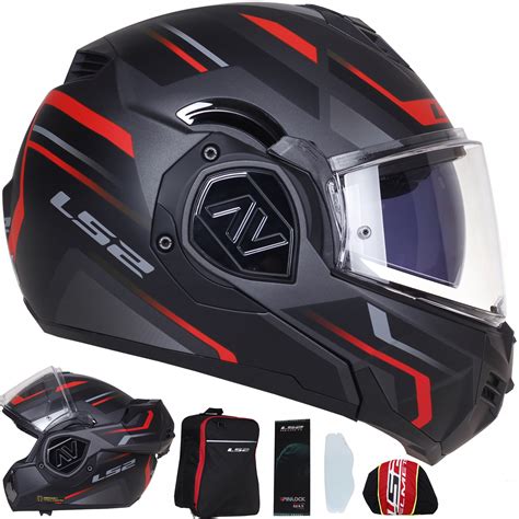 SZCZĘKOWY KASK LS2 FF906 ADVANT KUKA ECE22 06 P J PINLOCK MAX VISION