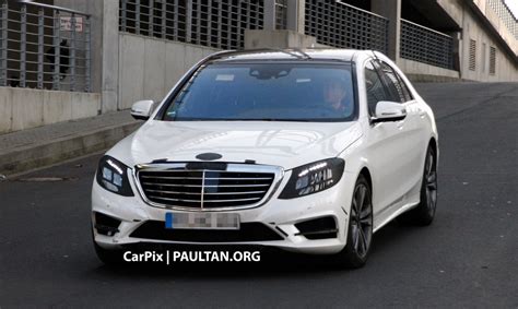 W222 Merc S Class Sighted Again This Time In White