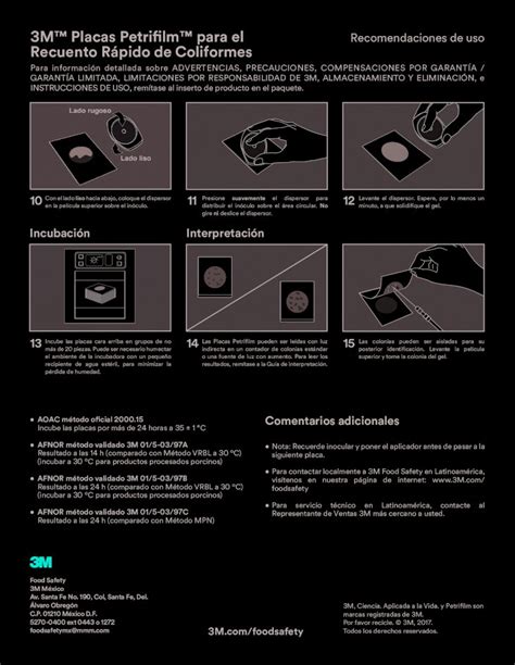 Pdf M Placas Petrifilm Para El Recuento R Pido De Coliformes Iso