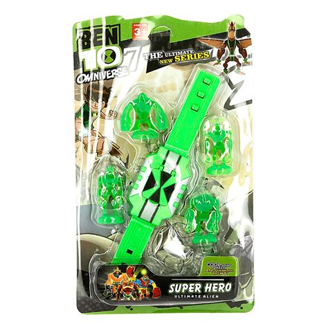 Brinquedo Relogio Ben 10 Omniverse Ominitrix Som E Luz 5 Pcs Shopee