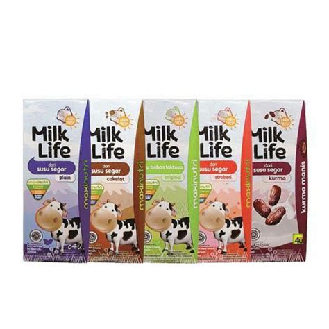 Jual Susu Milk Life 200 Ml Per Karton Susu Uht Milk Life 200ml