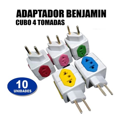 Kit Adaptador Benjamin Cubo Power Tomadas A E A Padr O Novo E