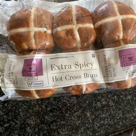 Woolworths Food Extra Spicey Hot Cross Buns Review Abillion