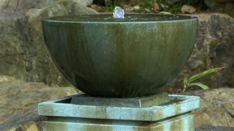 Zen Bowl Outdoor Fountain Small D S Youtube