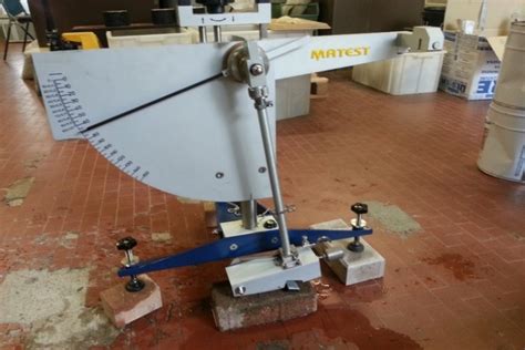 Pendulum Friction Tester During The Skid Resistance Tests On Concrete