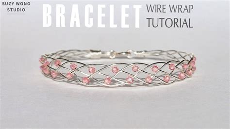 5 Strand Braid Wire Wrap Bracelet Tutorial Diy Bracelet Diy Jewelry How To Make Metal Art