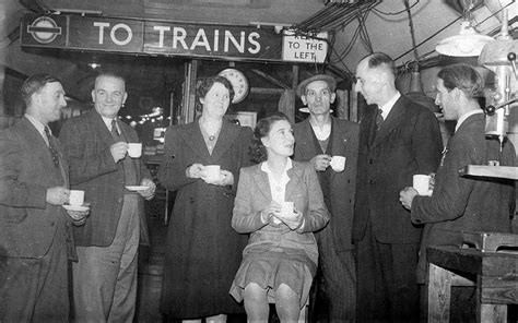 Workers In An Underground Munitions Factory Stop For A Cup Of Tea