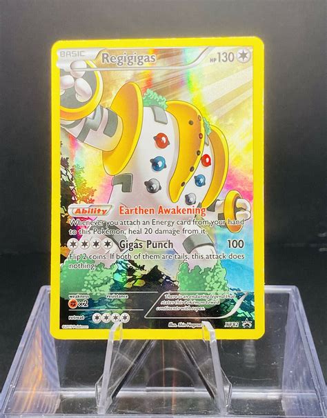 Mavin Regigigas Xy Xy Promo Black Star Promo Full Art