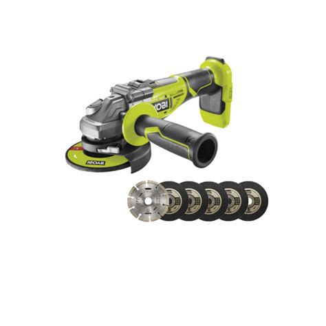 Pack RYOBI Meuleuse D Angle Brushless 18 V One Sans Batterie Ni